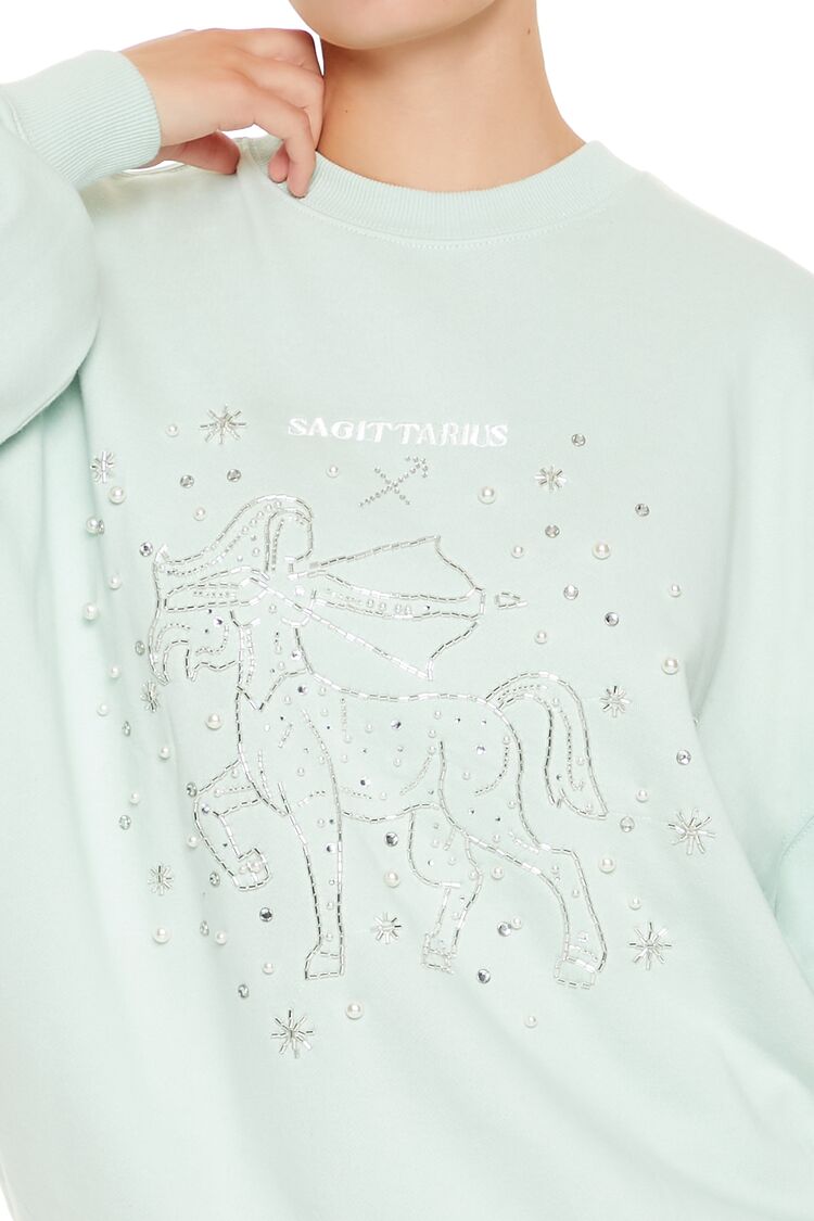 Beaded Sagittarius Pullover