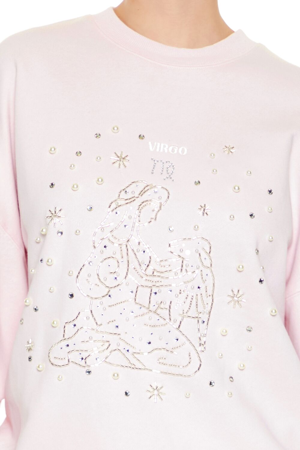 Beaded Virgo Pullover
