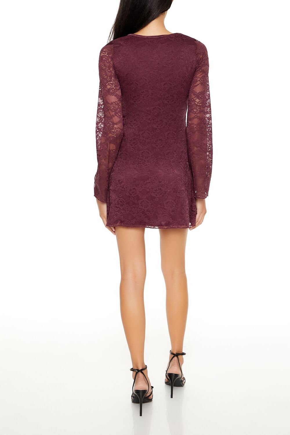 Lace Bow Mini Dress