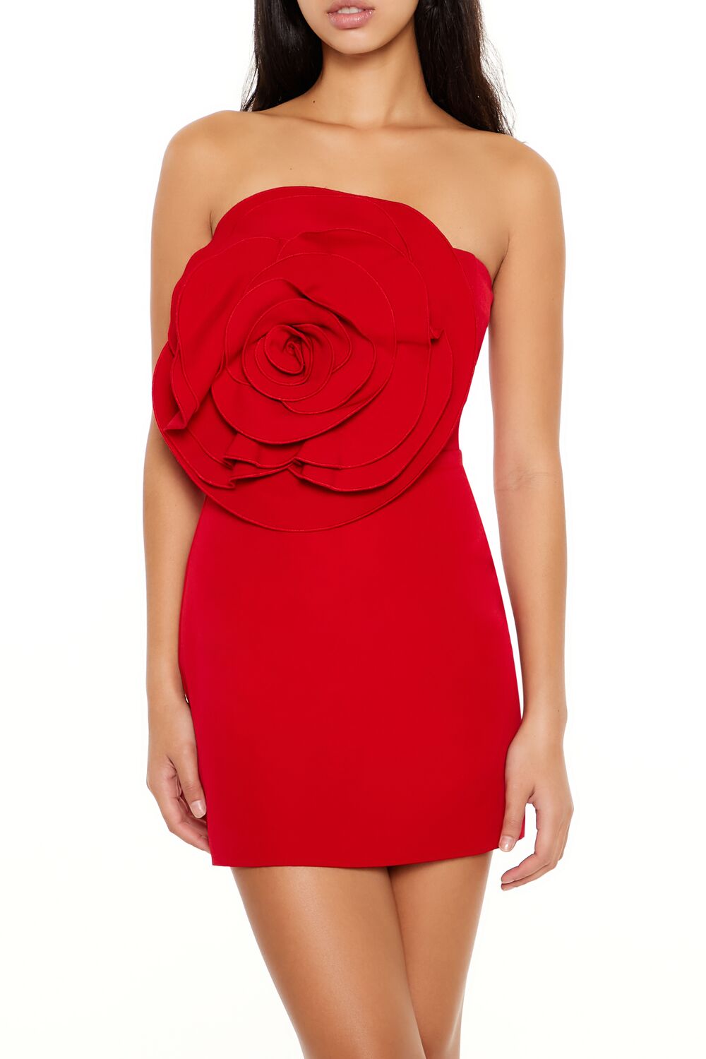 Rosette Mini Tube Dress
