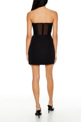 Sequin Corset Mini Tube Dress
