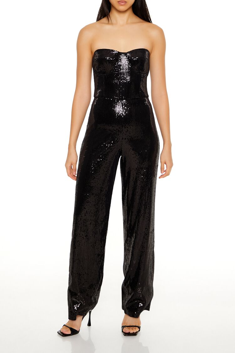 Sequin Sweetheart Jumpsuit