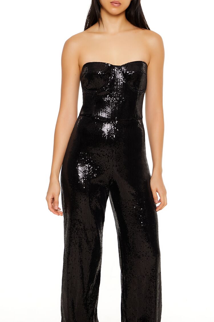 Sequin Sweetheart Jumpsuit
