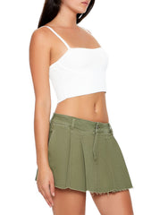 Sweater-Knit Cropped Cami