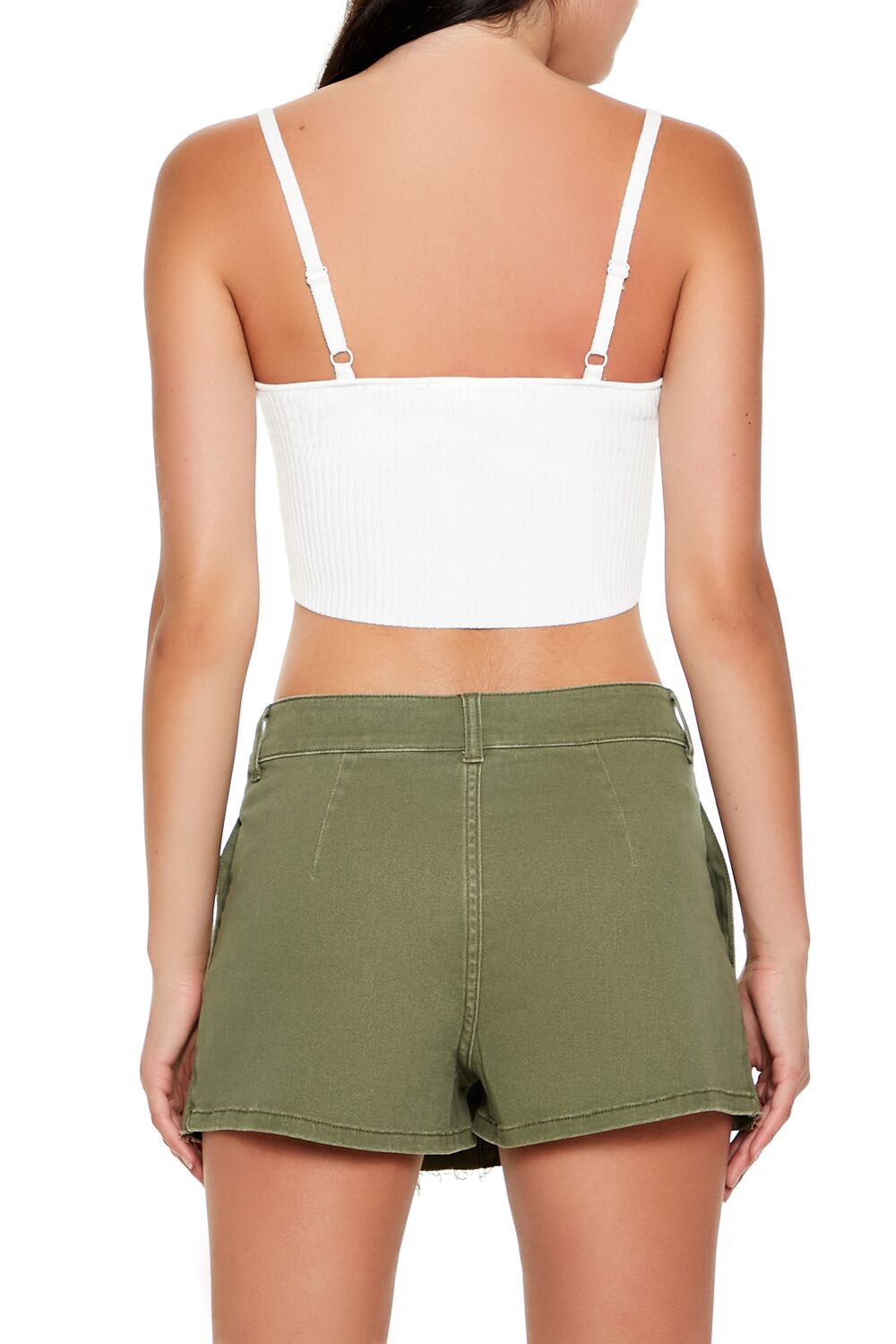 Sweater-Knit Cropped Cami
