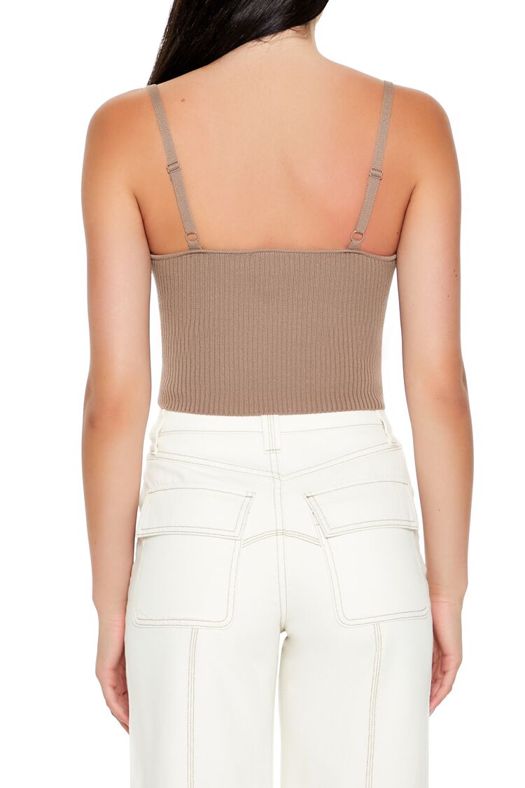 Sweater-Knit Cropped Cami