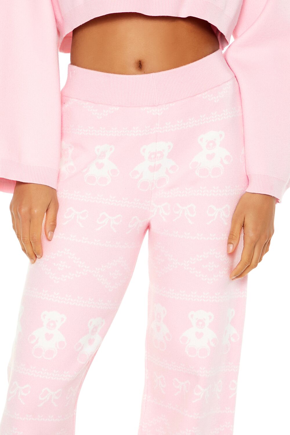 Fair Isle Wide-Leg Pajama Pants