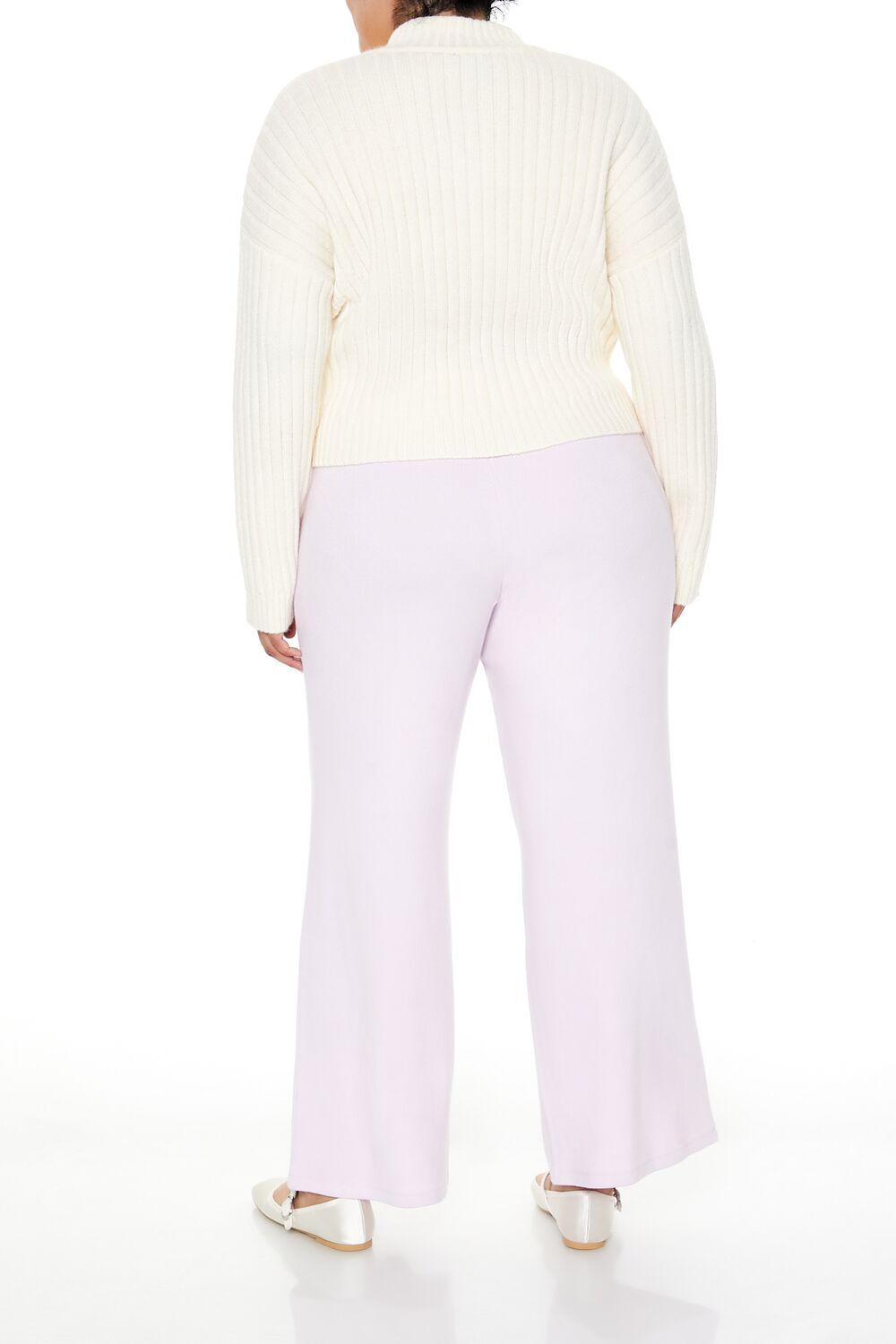 Plus Size High-Rise Wide-Leg Pants