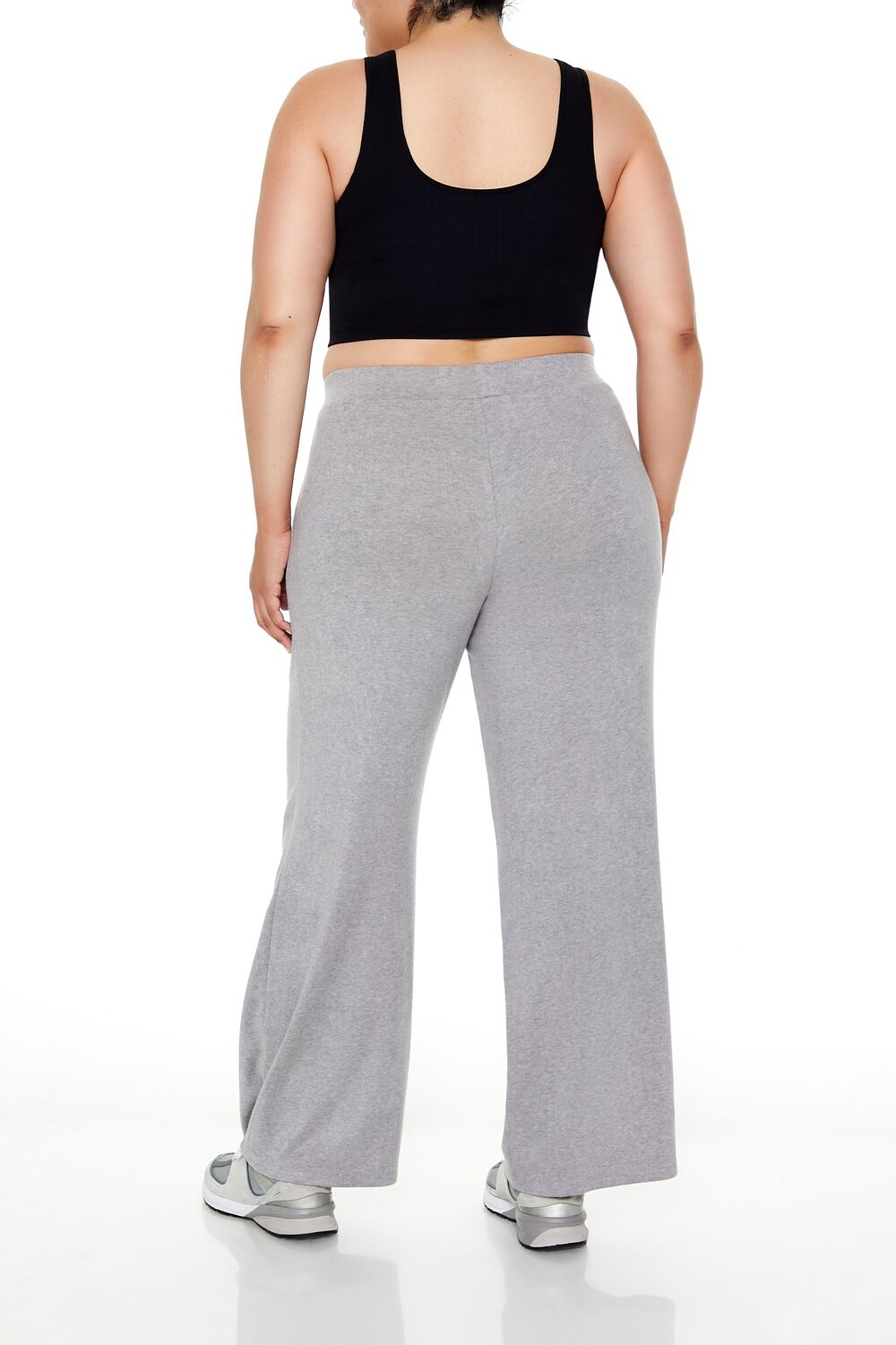 Plus Size High-Rise Wide-Leg Pants