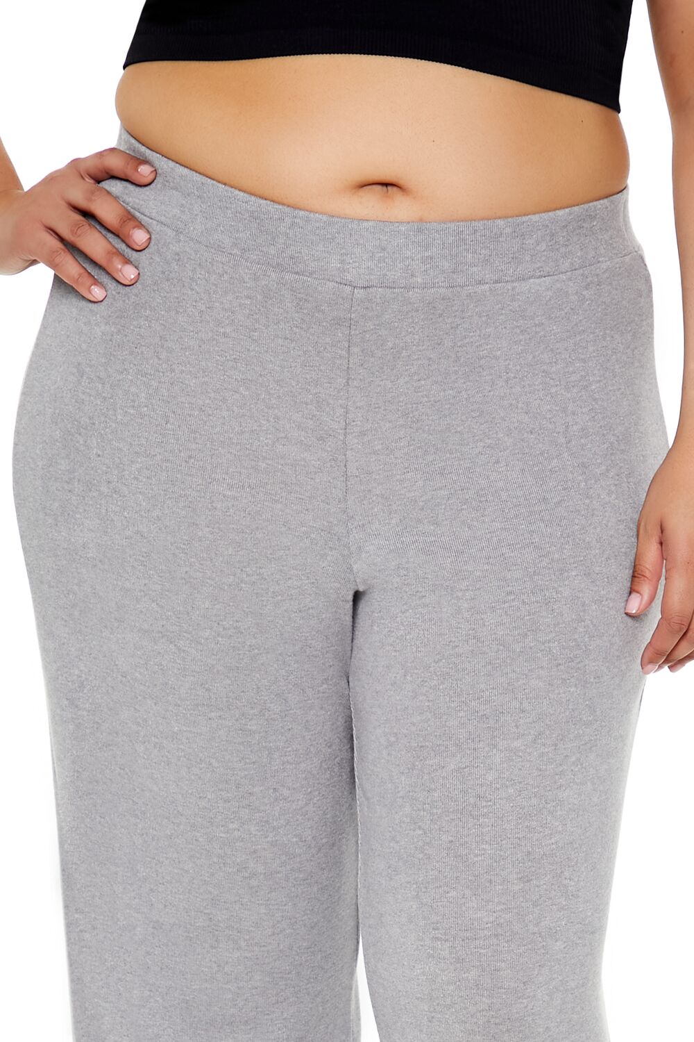 Plus Size High-Rise Wide-Leg Pants