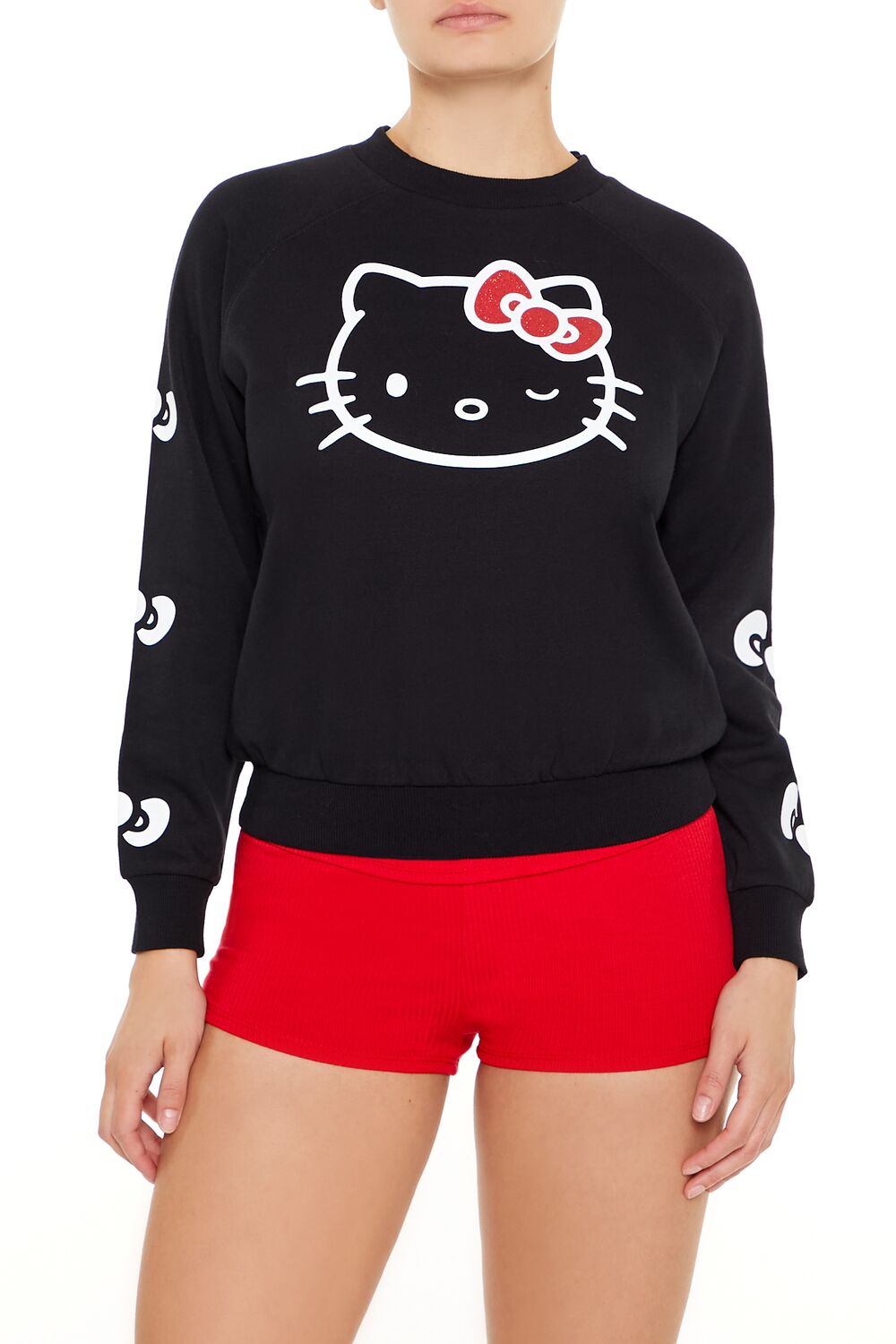 Hello Kitty Bow Graphic Pullover