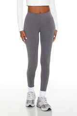Heathered Mid-Rise Leggings