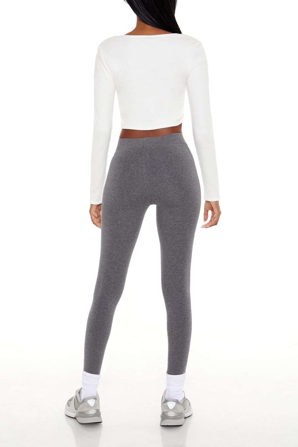 Heathered Mid-Rise Leggings