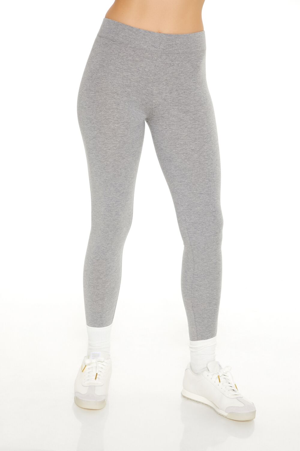 Heathered Mid-Rise Leggings