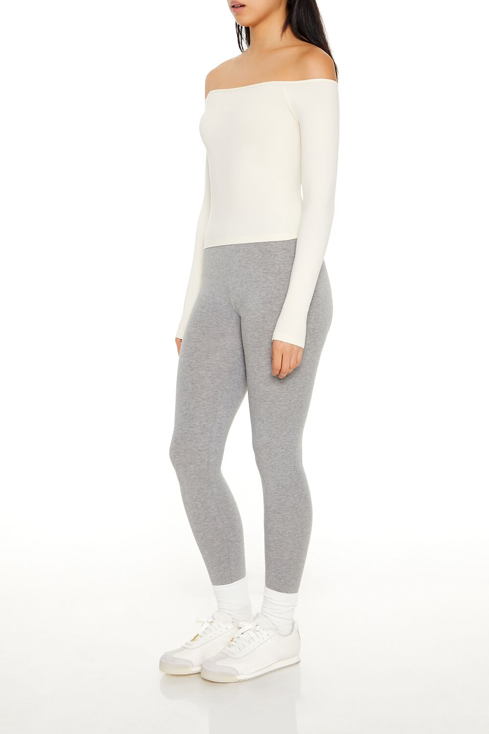 Heathered Mid-Rise Leggings