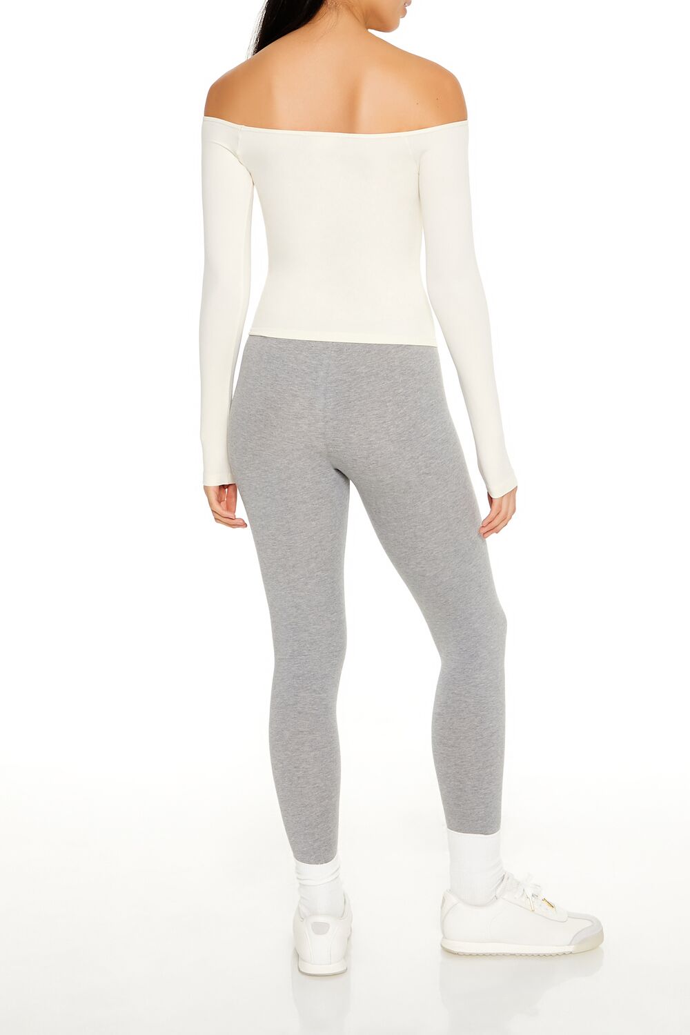 Heathered Mid-Rise Leggings