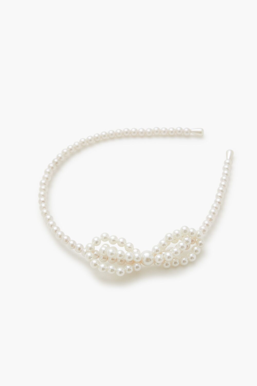 Faux Pearl Bow Headband