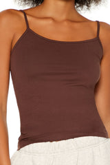 Cotton Scoop Neck Cami