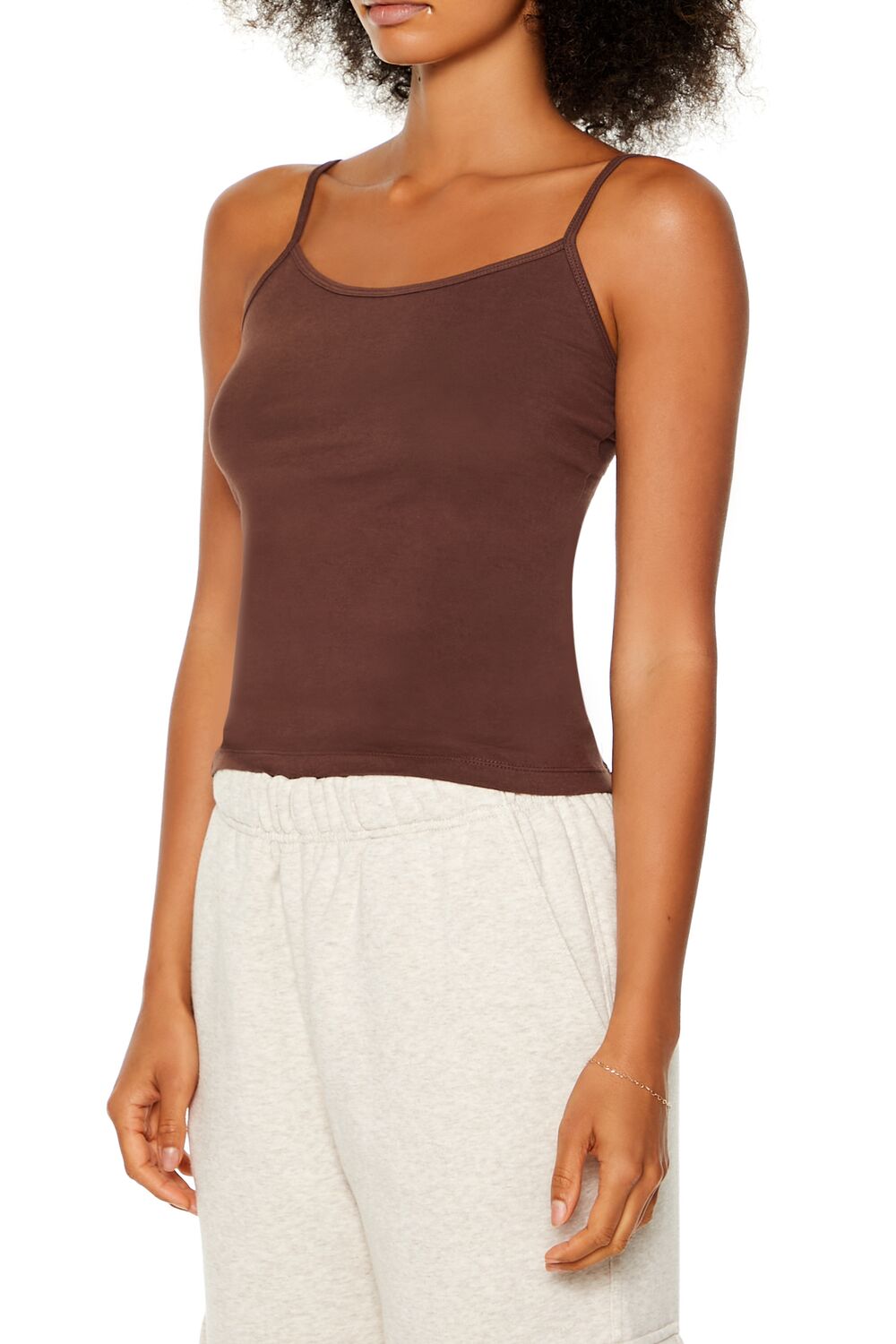 Cotton Scoop Neck Cami