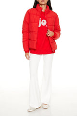 Quilted Zip-Up Puffer Jacket