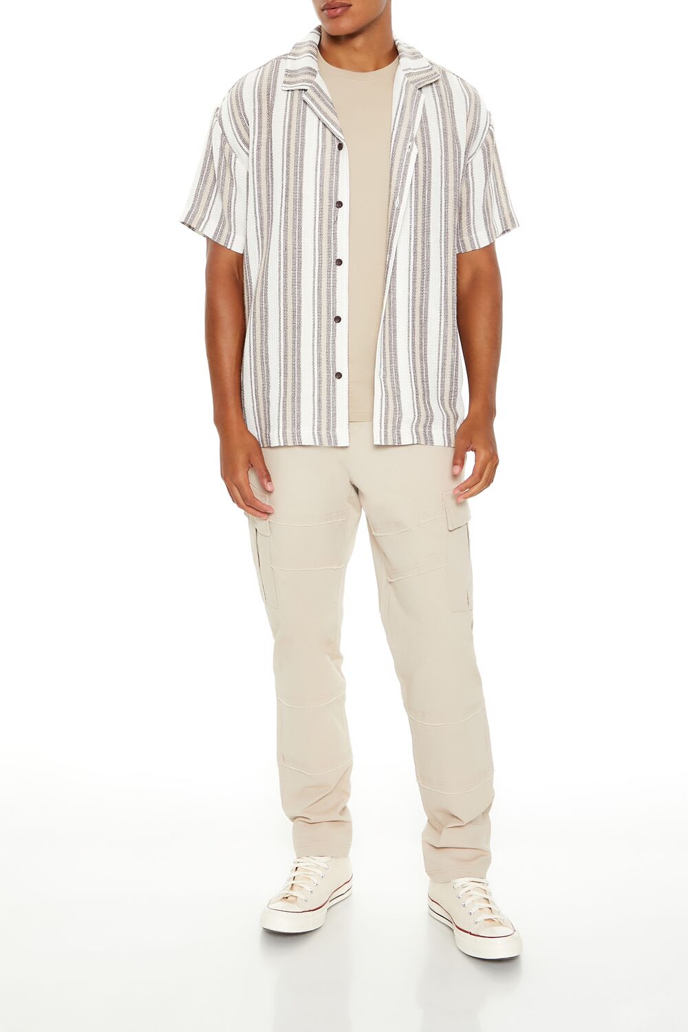 Textured Striped Shirt