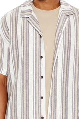 Textured Striped Shirt
