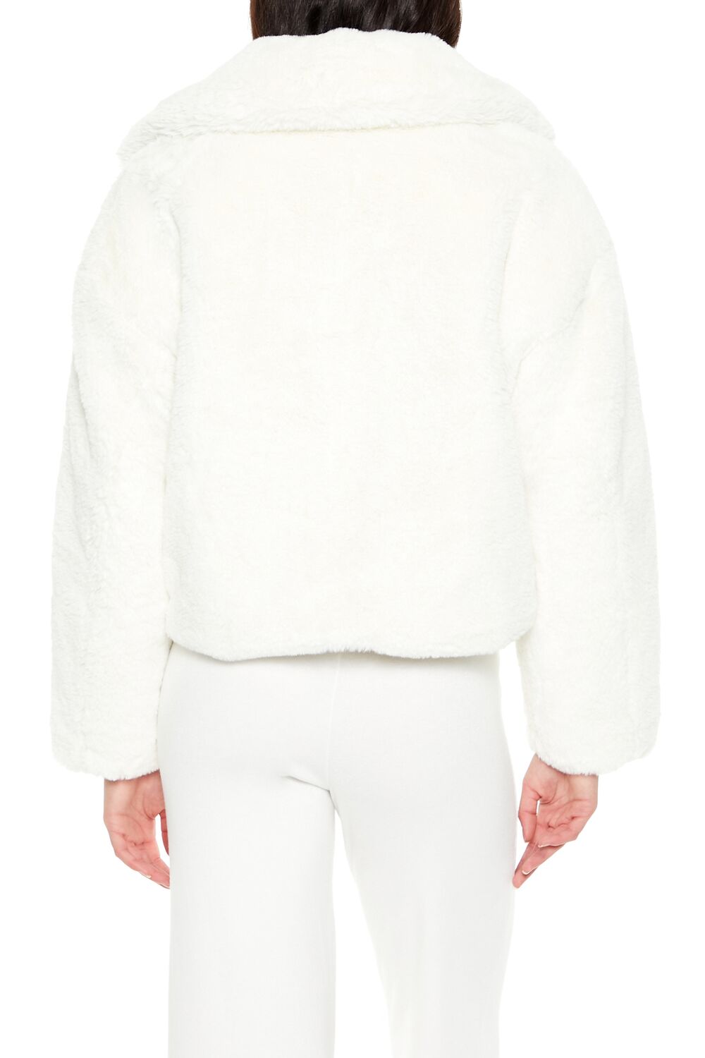 Faux Fur Zip-Up Coat