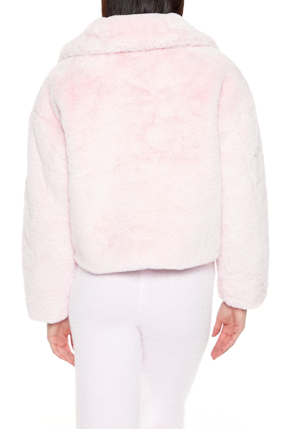 Faux Fur Zip-Up Coat