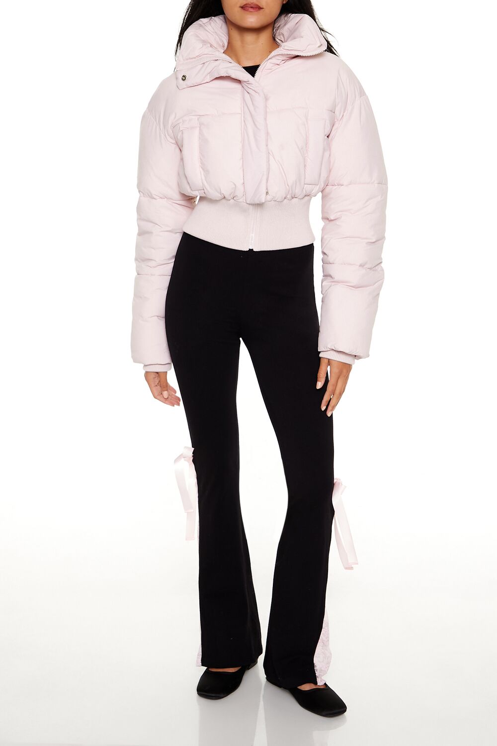 Quilted Cropped Puffer Jacket