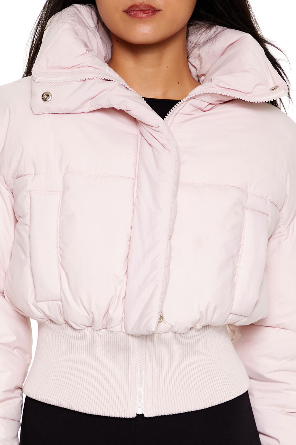 Quilted Cropped Puffer Jacket