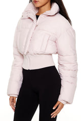 Quilted Cropped Puffer Jacket