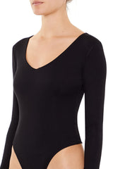 Fitted V-Neck Bodysuit