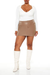 Plus Size Seamless Long-Sleeve Top