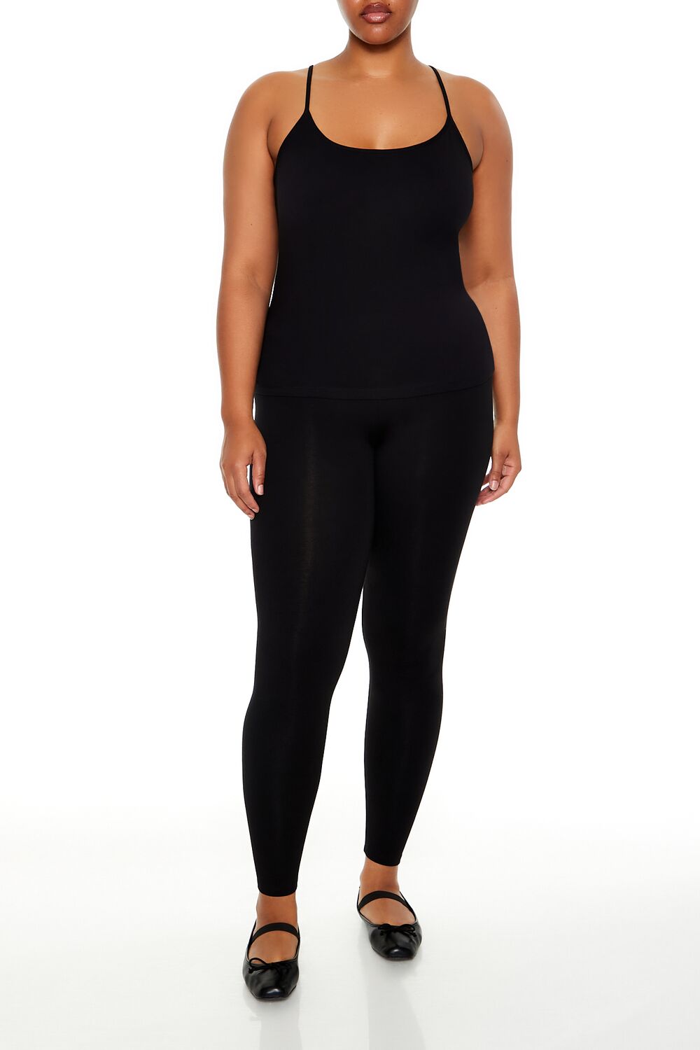 Plus Size Cotton-Blend Cami