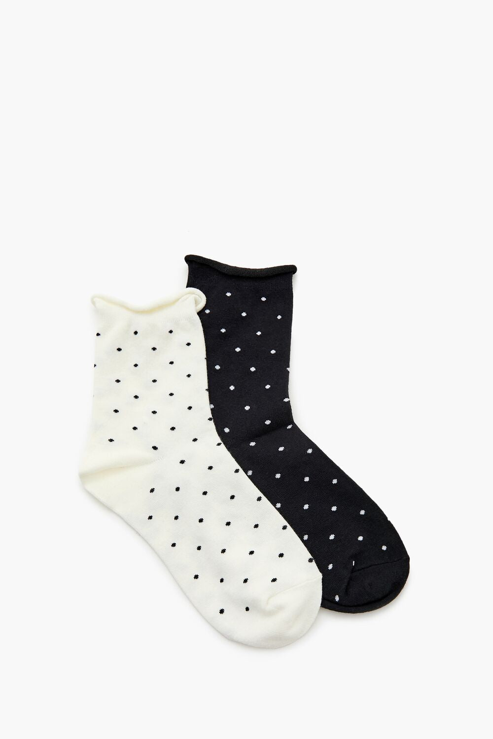 Polka Dot Crew Socks Set - 2 pack