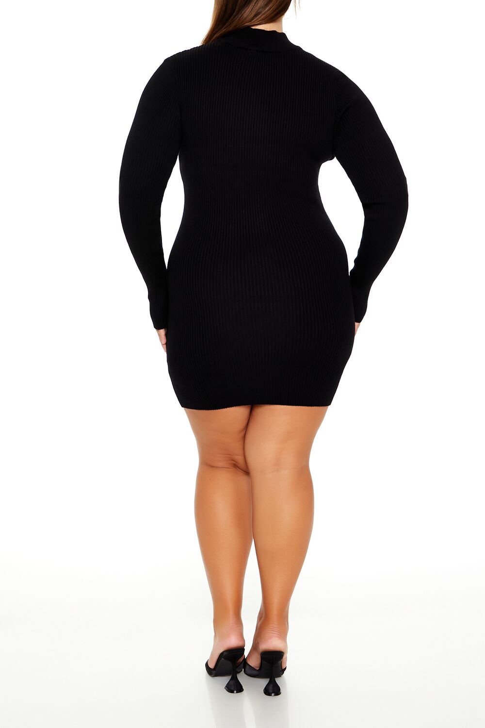 Plus Size Mini Sweater Dress