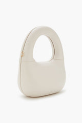 Faux Leather Round Crossbody Bag