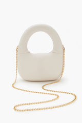 Faux Leather Round Crossbody Bag