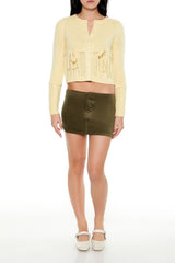 Tie-Front Cardigan Sweater