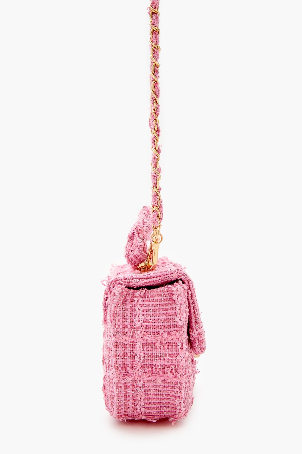 Tweed Grid Crossbody Bag