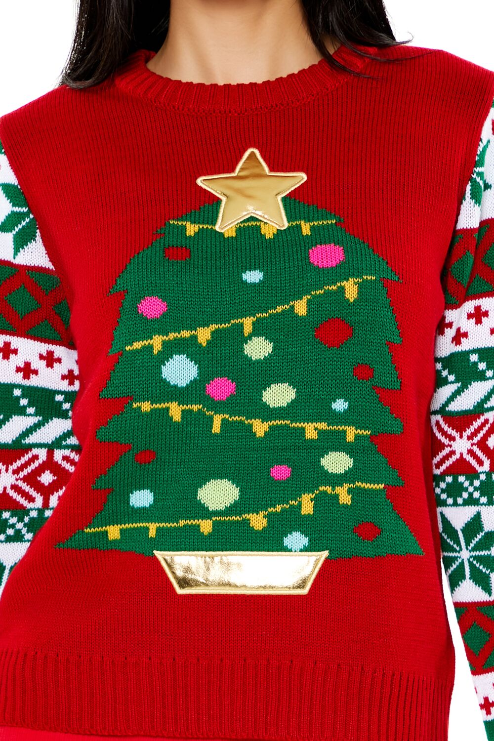 Fair Isle Christmas Tree Sweater