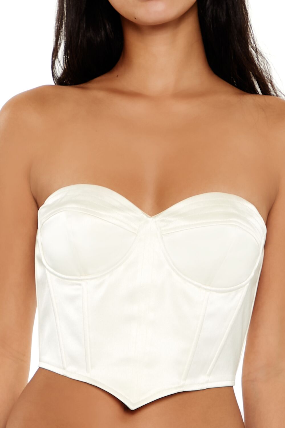 Satin Sweetheart Tube Top