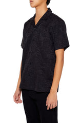 Textured Floral Lace Shirt
