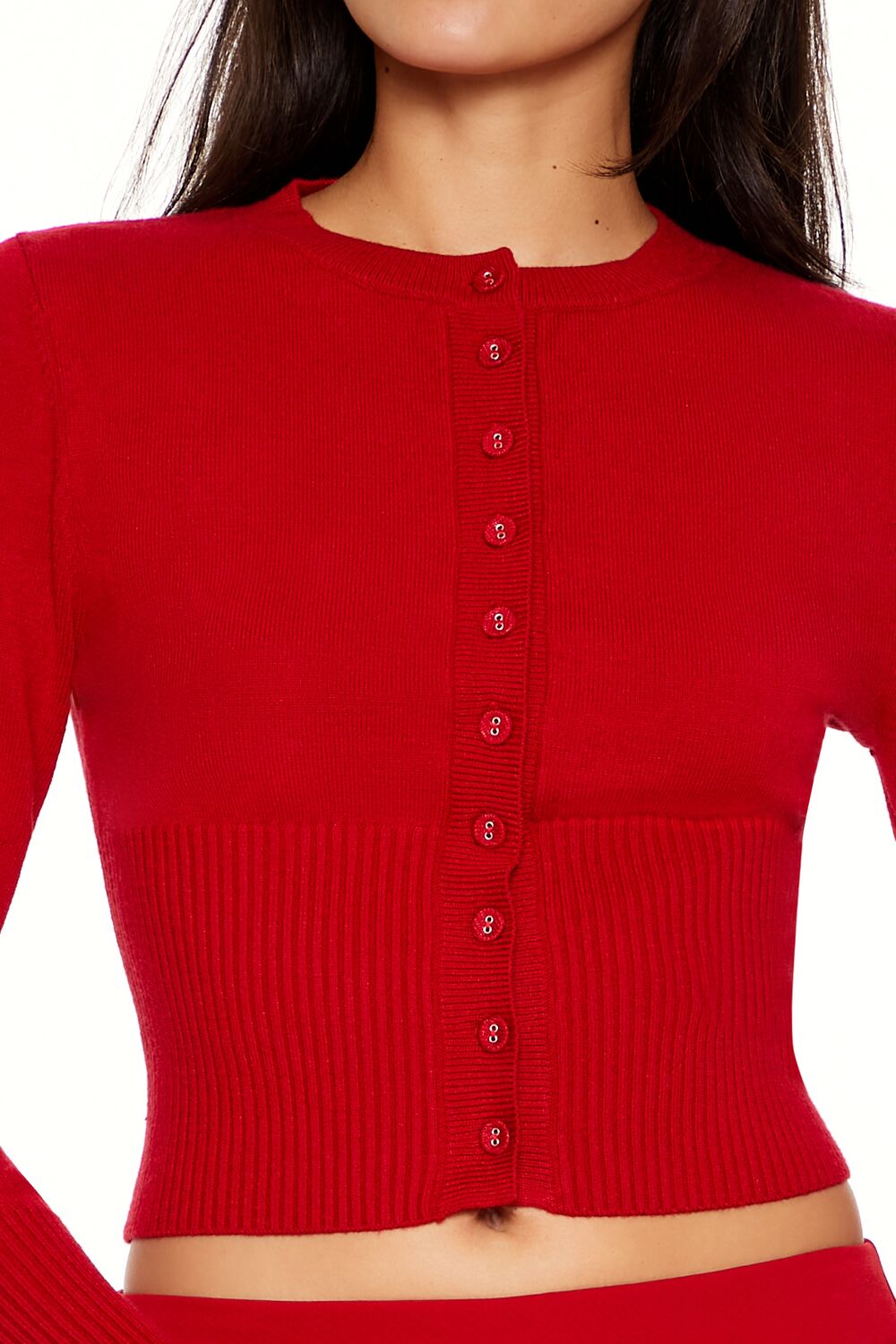 Cropped Cardigan Sweater