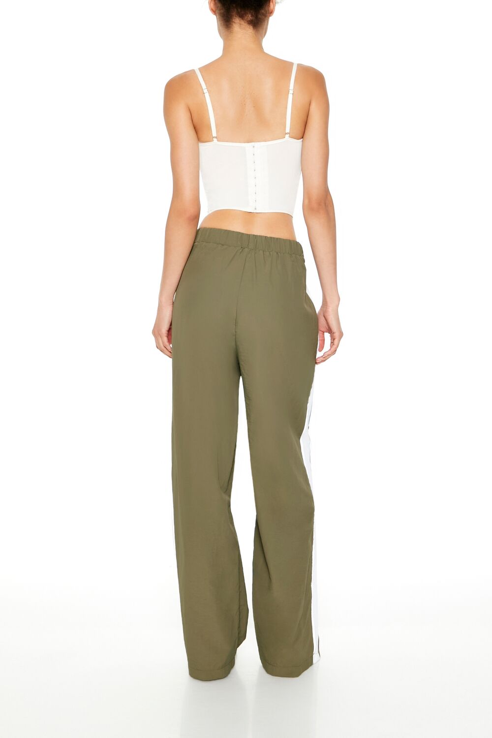 Striped Wide-Leg Pants