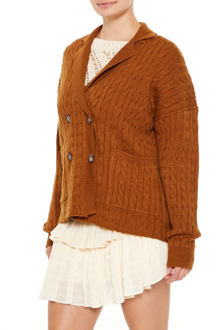 Double-Breasted Cardigan Sweater