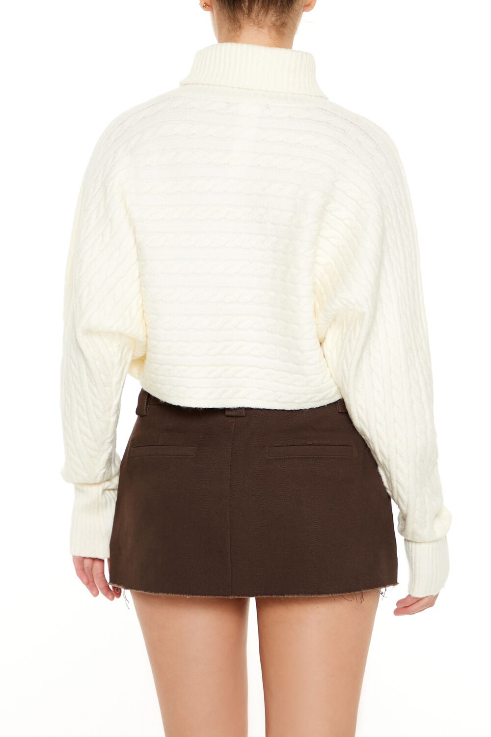Cable Knit Turtleneck Sweater