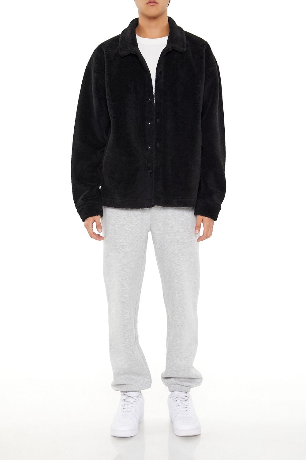 Plush Drop-Sleeve Shacket