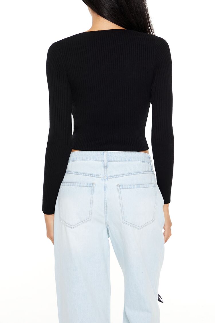 Cropped Cardigan Sweater