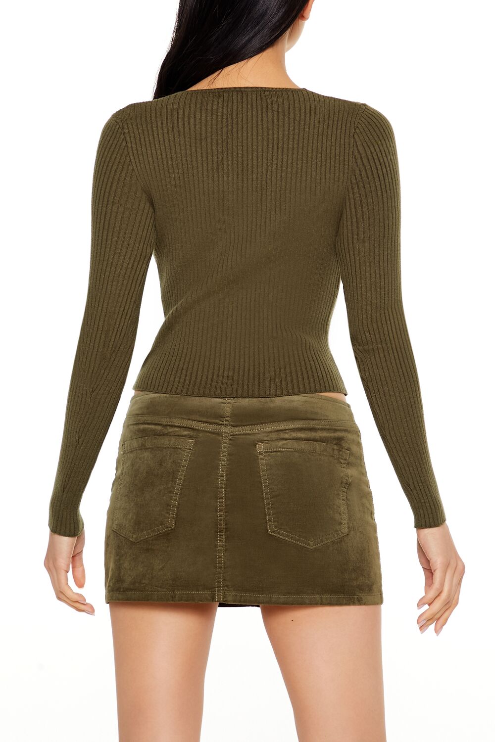 Cropped Cardigan Sweater
